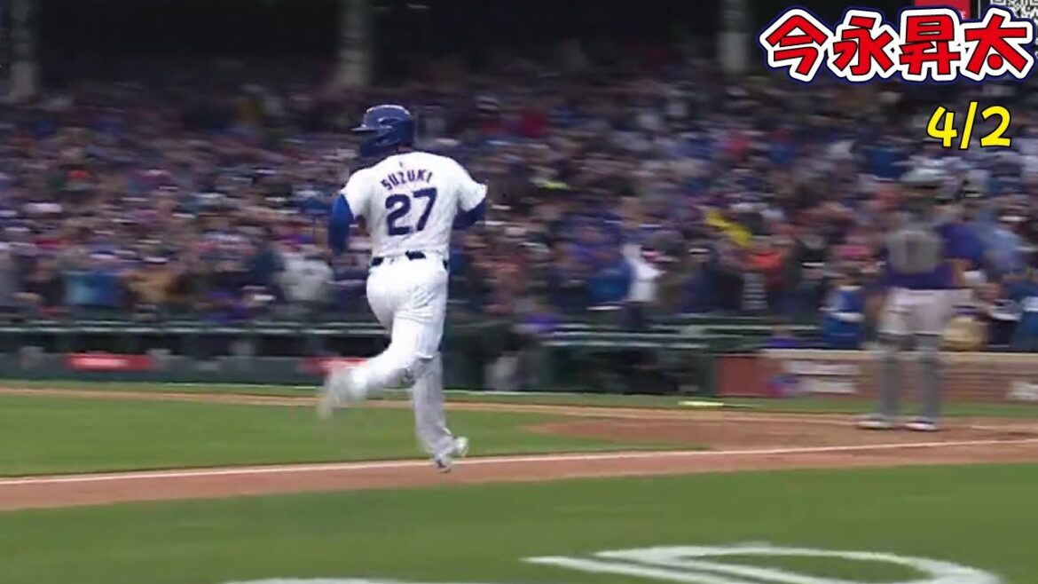 Shota Imanaga gets his first major victory by scoring 3 points in the 6th inning due to an error by his opponent![Suzuki Seiya Cubs]