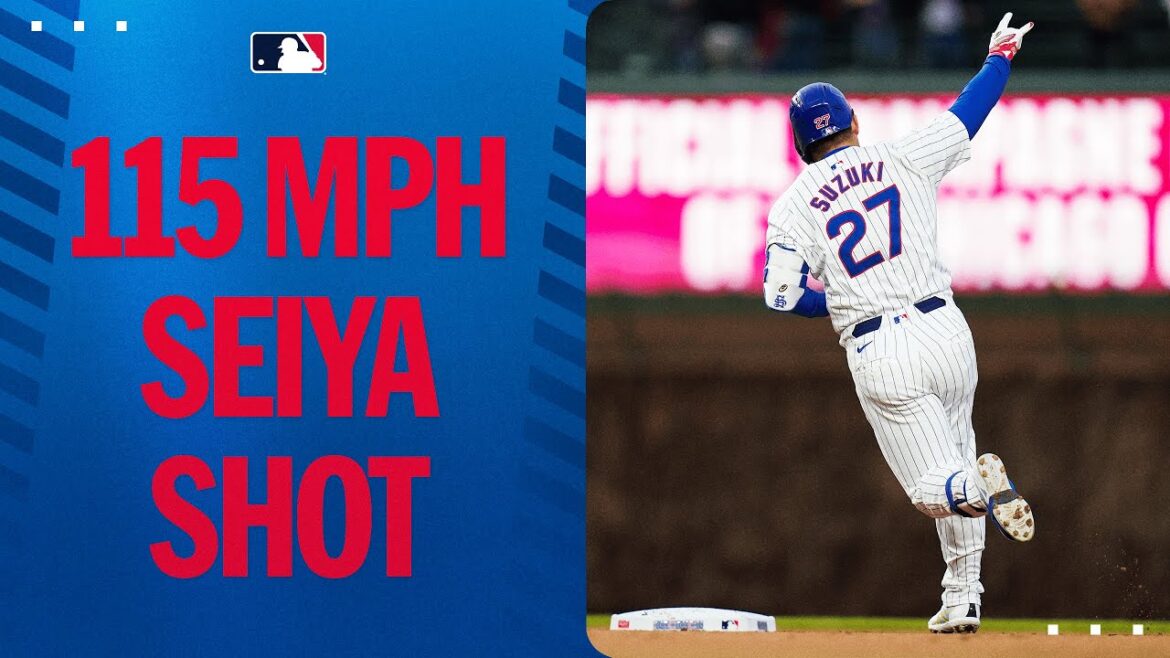 Seiya Suzuki DESTROYS his first home run of 2024!!