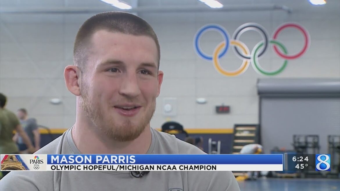 Olympic wrestler Mason Parris grapples for gold in Paris