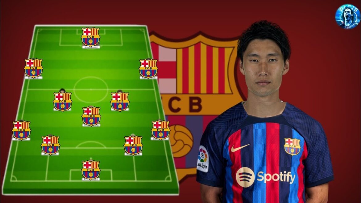 Barcelona Potential Lineup With Summer Transfers 2023 Ft Daichi Kamada🔥😱
