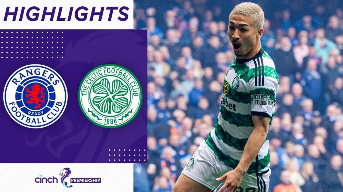 Daizen Maeda Goal | Rangers vs Celtic 3-3 Extended Highlights | Premiership 2023/24