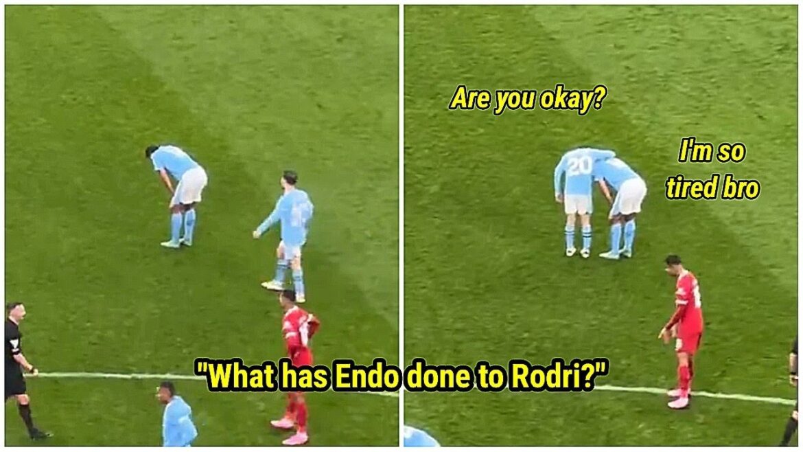 Rodri vs. Wataru Endo: Clash of Titans Leaves Manchester City Midfielder Exhausted 🤷‍♂️