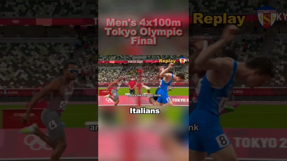4x100m Men Italy Tokyo Olympic 2020 Final