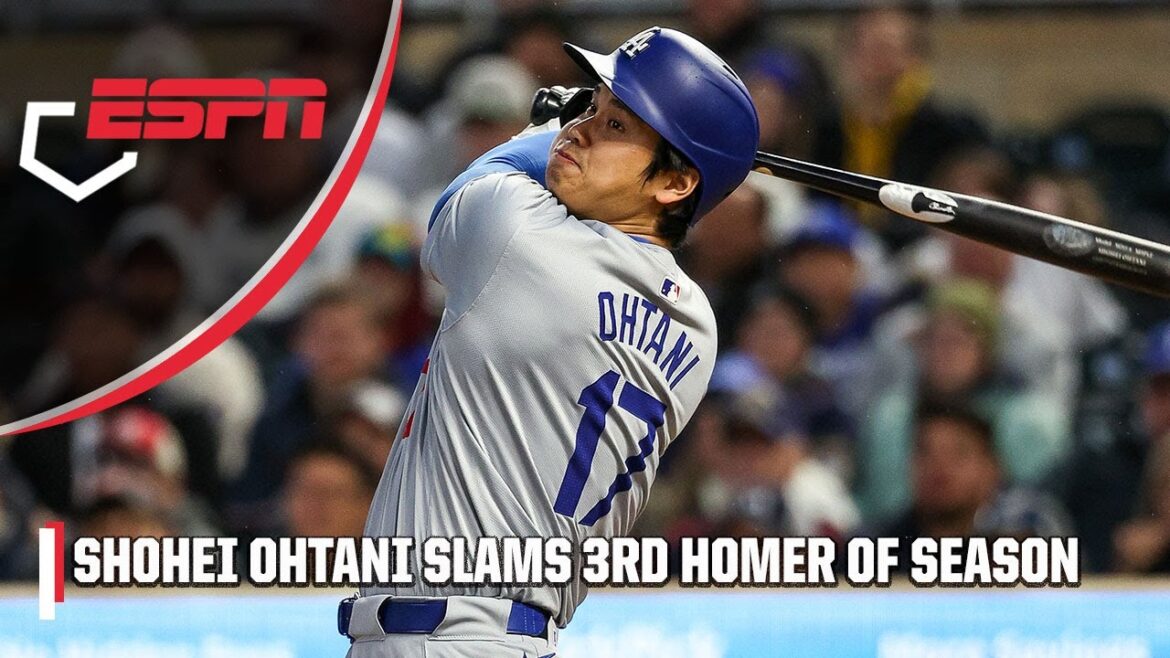 Shohei Ohtani goes opposite field for his THIRD HOMER OF THE SEASON 🔥 | ESPN MLB Shohei Ohtani goes opposite field for his THIRD HOMER OF THE SEASON 🔥 | ESPN MLB
