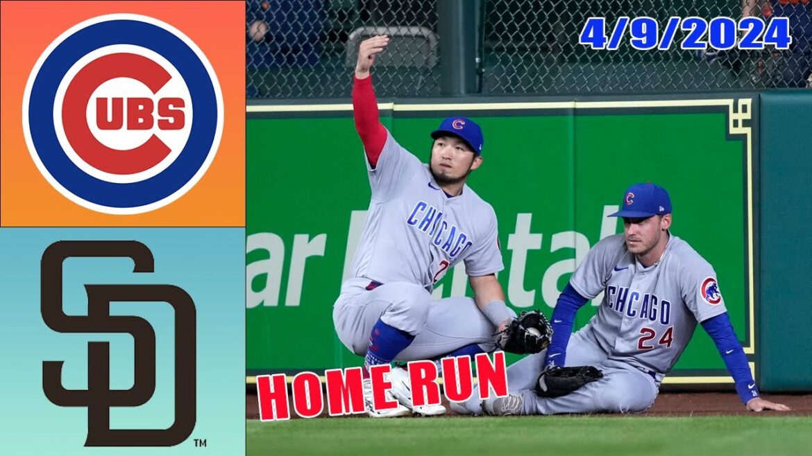 Chicago Cubs vs San Diego Padres GAME HIGHLIGHTS Apr 09, 2024 | 2024 MLB Season | MLB Highlights Chicago Cubs vs San Diego Padres GAME HIGHLIGHTS Apr 09, 2024 | 2024 MLB Season | MLB Highlights