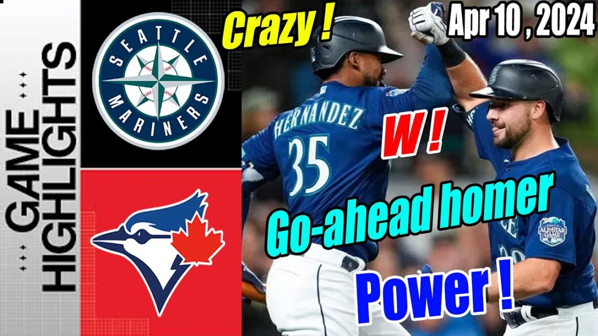 Seattle Mariners vs Toronto Blue Jays [Cal Raleigh hits his 7th home run ! BREAK THE GAME !]