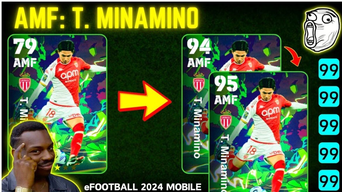 TAKUMI MINAMINO | How To Max Train New Minamino Nominating Card Pes 2024|🥵🔥 | Efootball 2024 Mobile