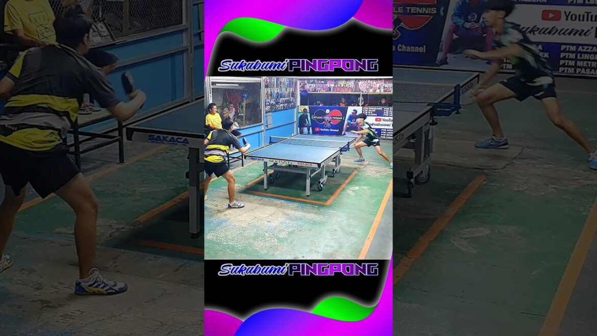 I get dizzy when I play table tennis #pingpongmania #worldtabletennis #tenismejaindonesia #shorts