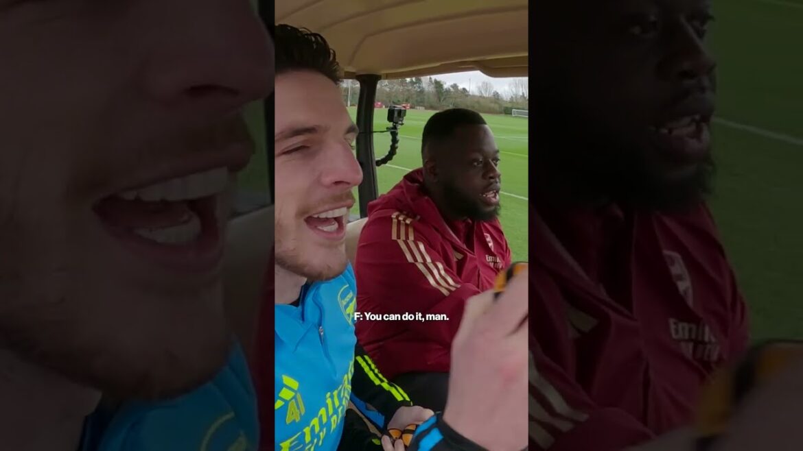 DECLAN RICE SINGS 🤣 DECLAN RICE SINGS 🤣