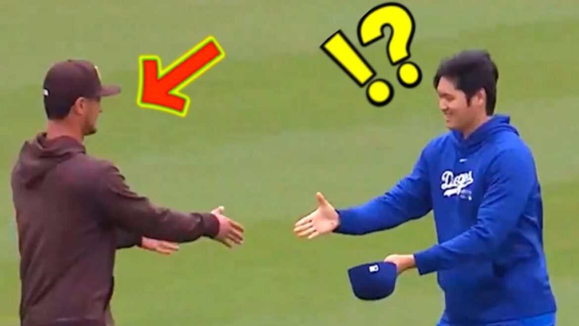 Immediately after Darvish greets Otani... ``What a cool senior you are!!'' Even overseas fans can't stop being excited by his heartwarming gesture![MLB]