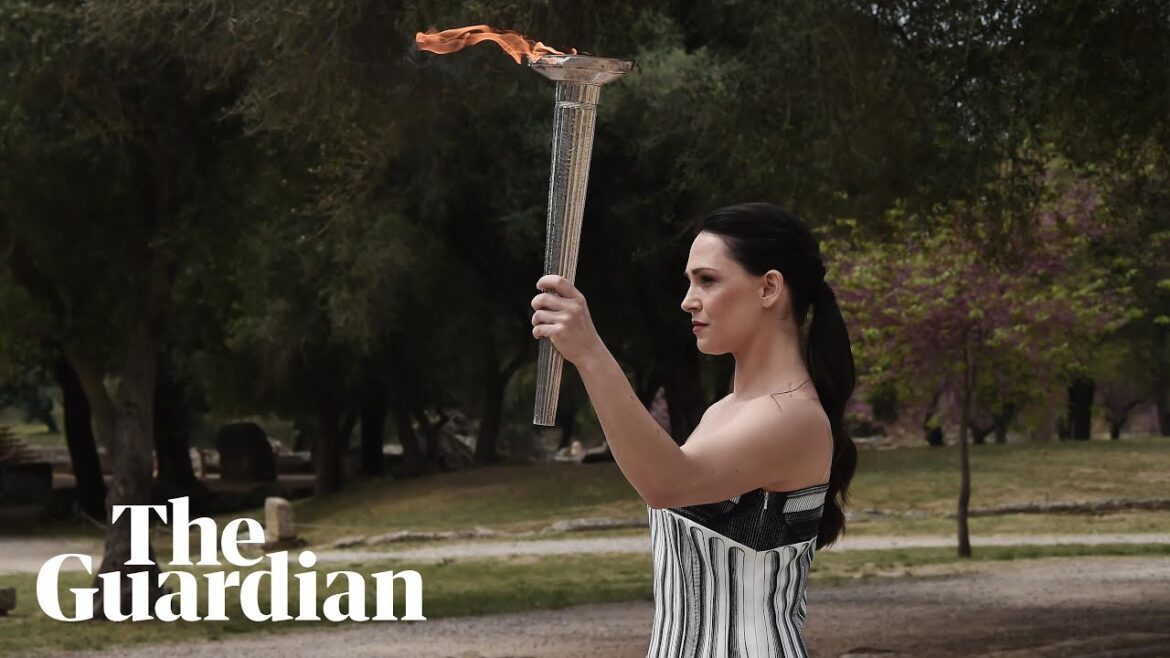 Olympic countdown begins as Paris 2024 torch is lit in ancient Olympia Olympic countdown begins as Paris 2024 torch is lit in ancient Olympia