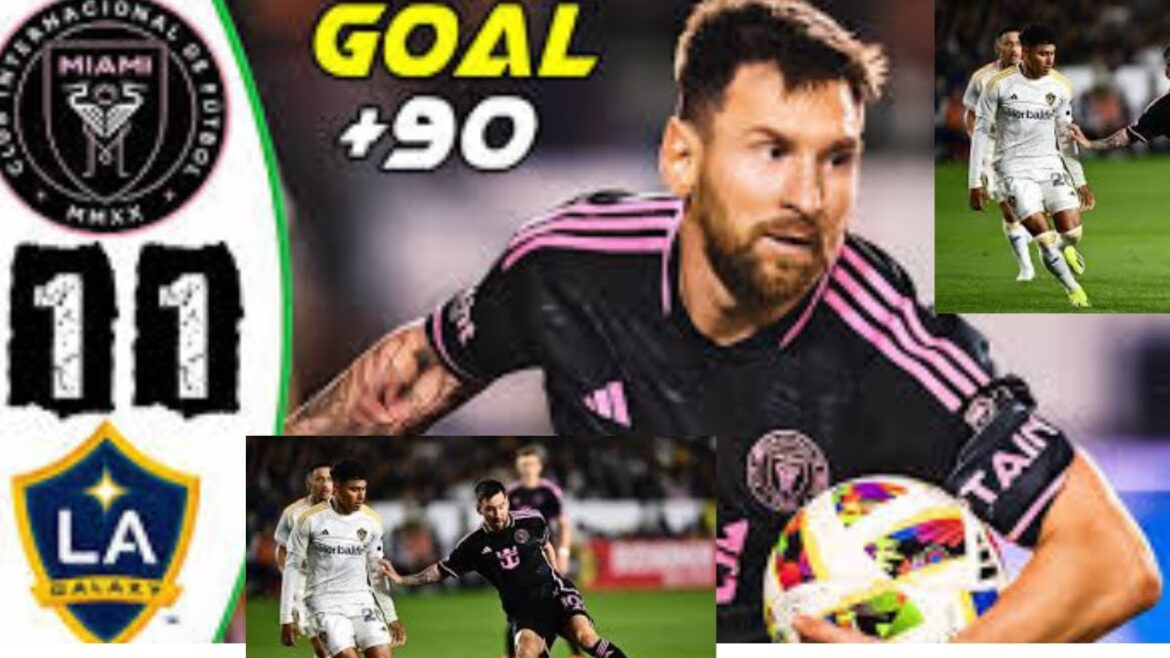 Messi Unbelievable Goal 🔥 Inter Miami vs LA  1-1 Highlights & Goals -sport channel#sky sport news