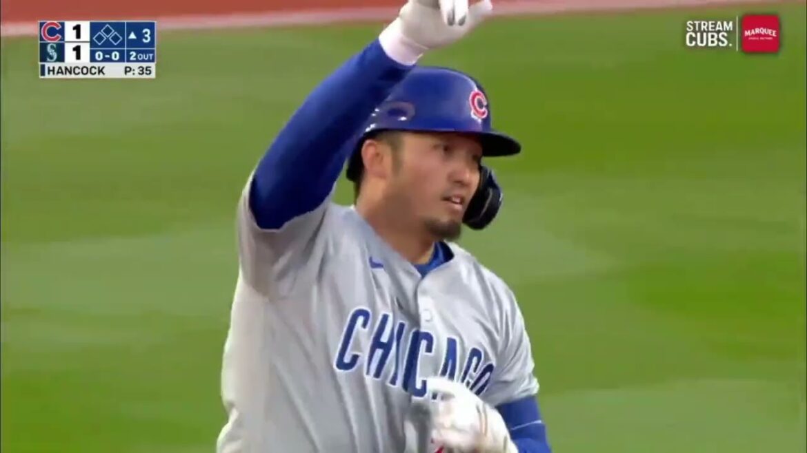 Seiya Suzuki hits his 3rd home run, a valuable game-winning home run!