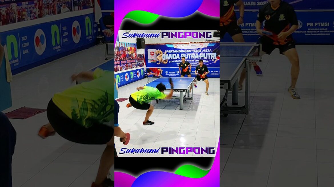 Ups and downs Save the ball from the opponent's attack #pingpongmania #worldtabletennis #sports