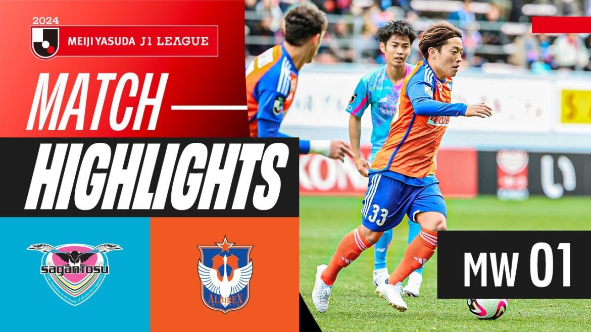 Taniguchi's Sublime Volley Goal |  Sagan Tosu 1-2 Albirex Niigata |  2024 J1 LEAGUE HIGHLIGHTS |  MW 1