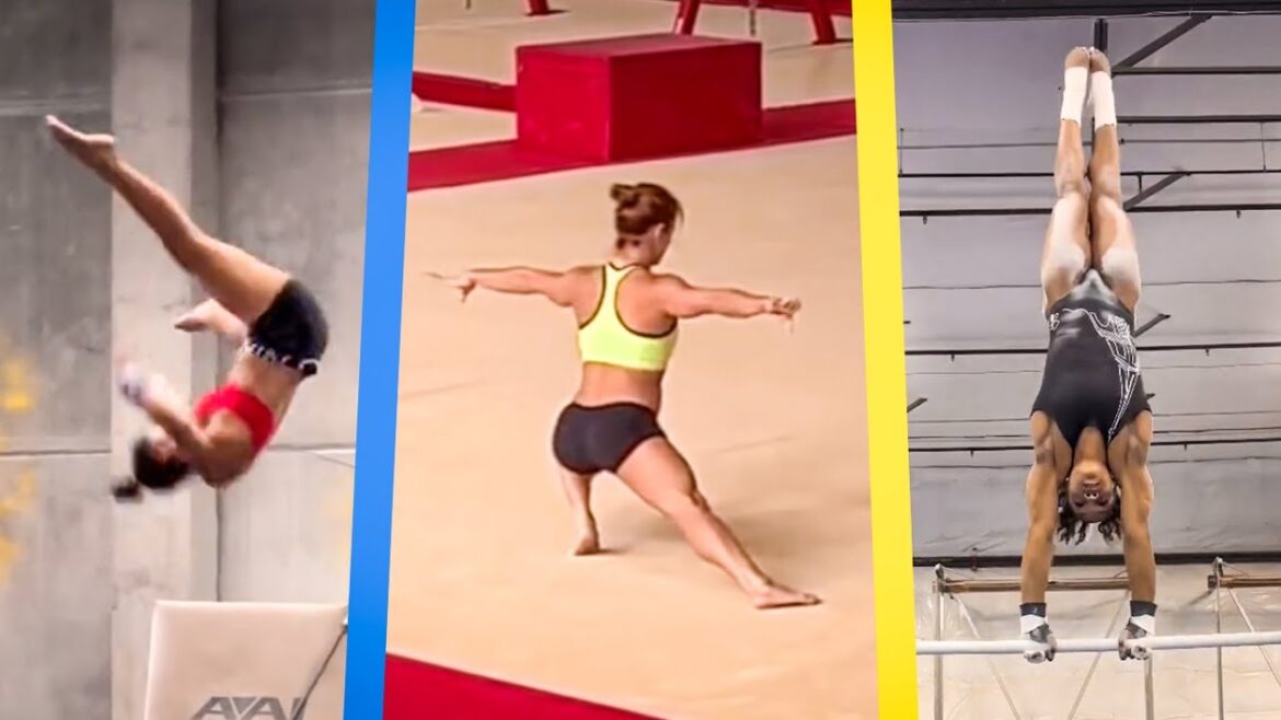 Shilese Jones & Skye Blakely's dismounts are PHENOMENAL ✨