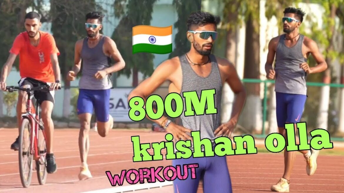 krishan kumar olla 800m running workout | Indian Athletes trackandfield workout