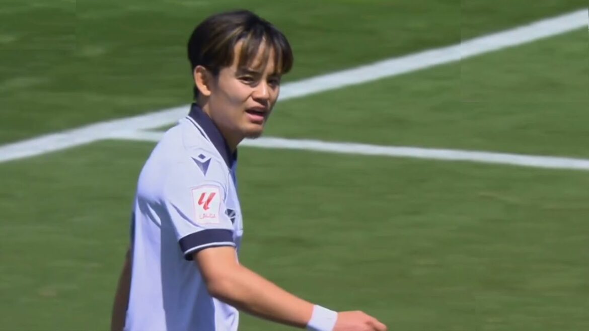 This is what happens when Takefusa Kubo comes on as a substitute against Getafe This is what happens when Takefusa Kubo comes on as a substitute against Getafe