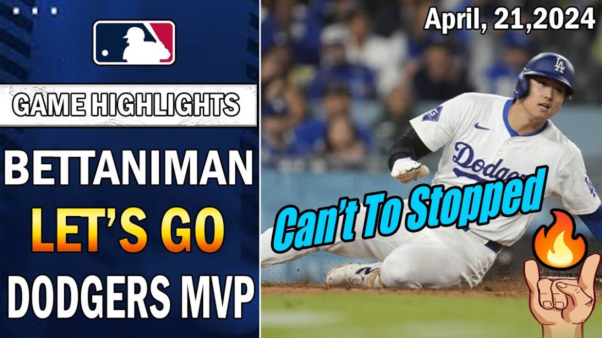 Dodgers Highlights | 04/21/2024 | Unstoppable Game | Shohei Home Run | Launch Party