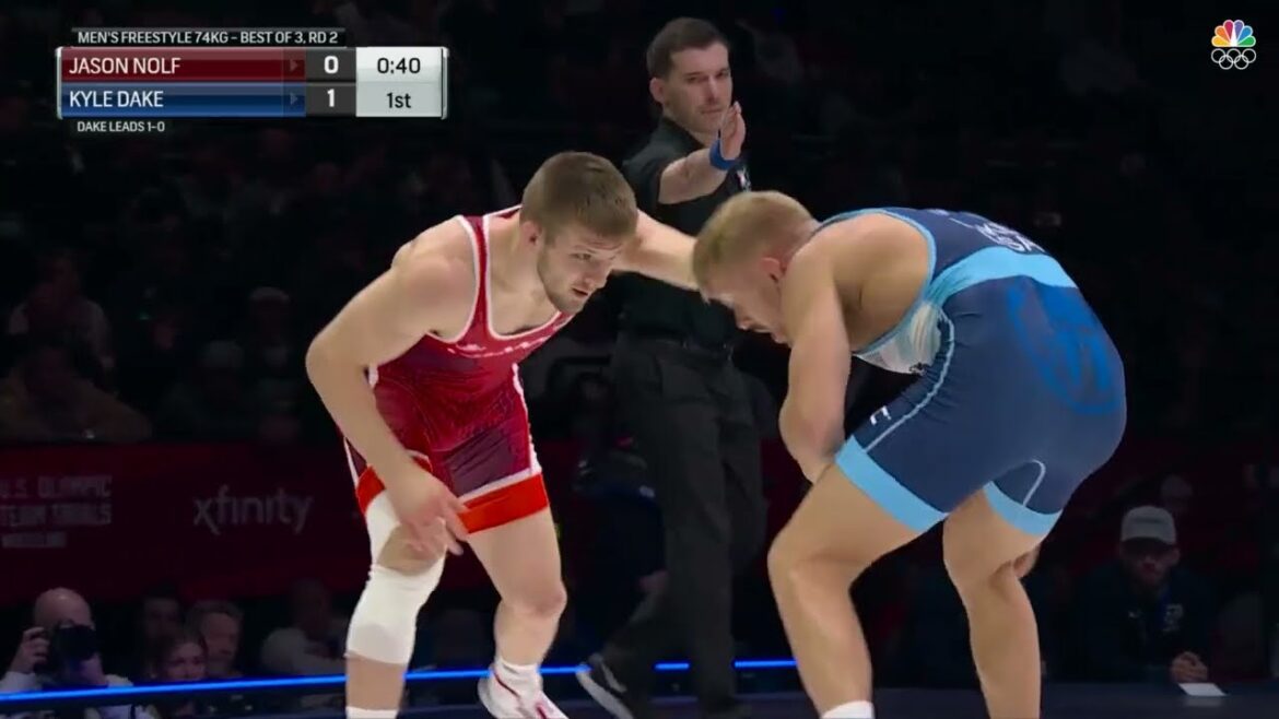 U.S. Olympic Wrestling Trials: Kyle Dake qualifies for Paris Olympics - men's freestyle 74kg