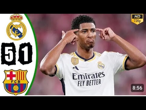 Real Madrid vs Barcelona 5-1 | Highlights & All Goal 2024π₯ Real Madrid vs Barcelona 5-1 | Highlights & All Goal 2024π₯