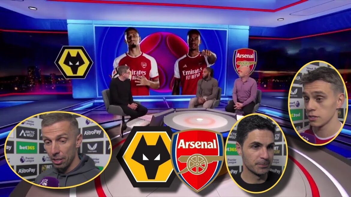 MOTD Wolves vs Arsenal 0-2 Pundits Review The Title Race After Arsenal's Win Arteta Interview