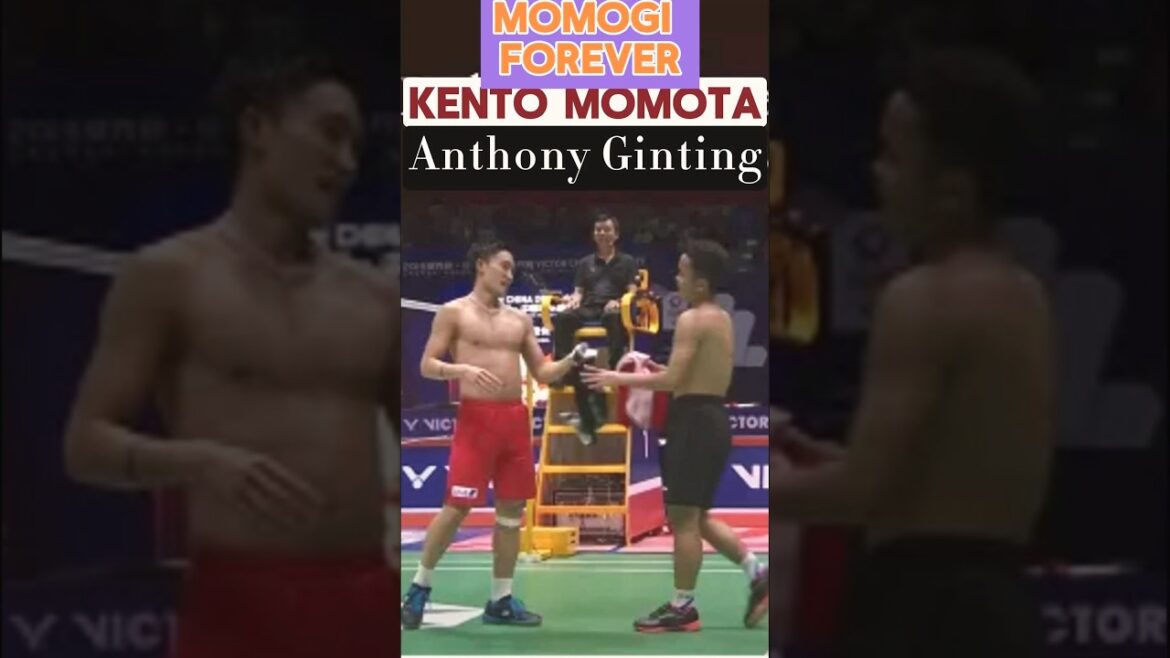 Momota VS GINTING 🔥🔥 Incredible matchup | #badminton #sports #shorts