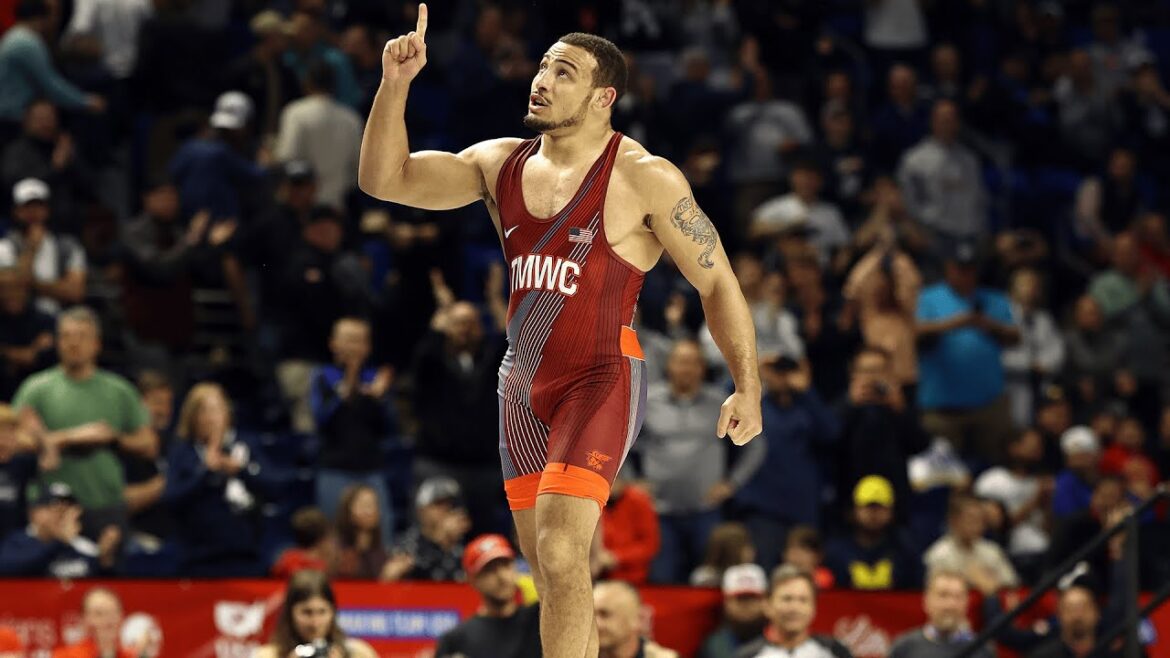 U.S. Olympic Wrestling Trials: Aaron Brooks defeats David Taylor to qualify for Paris Olympics