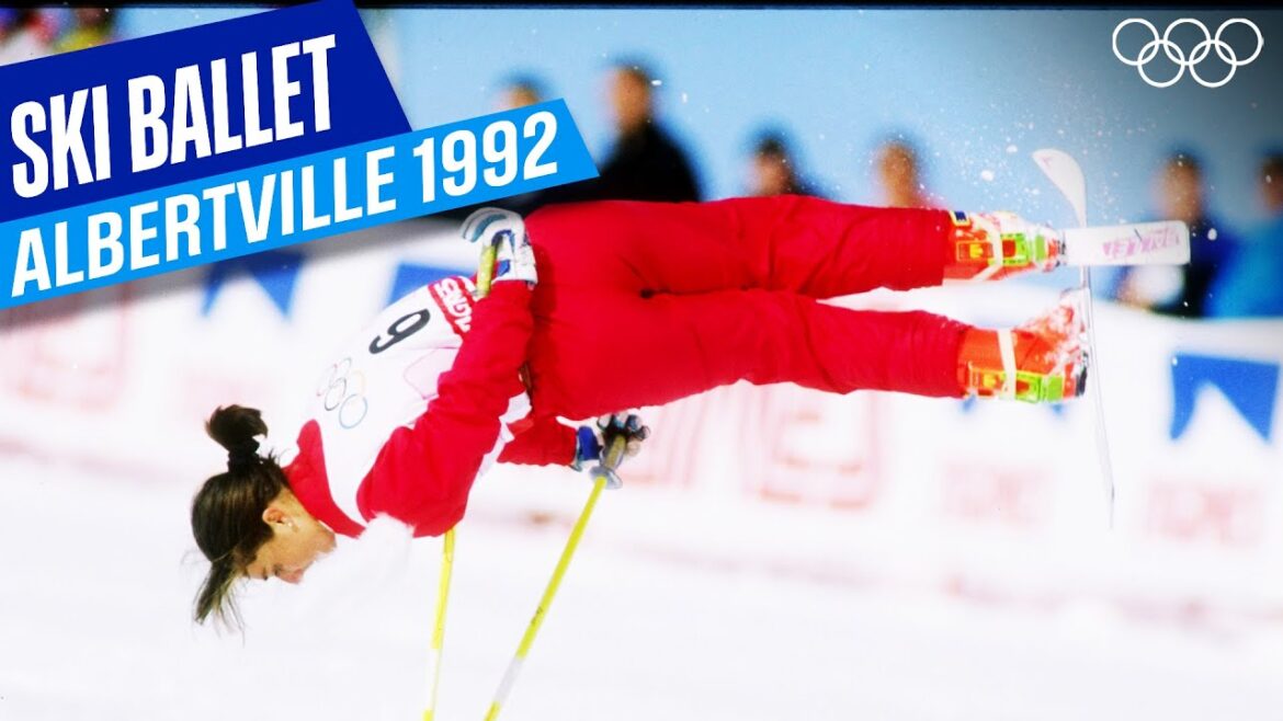 HOW was this an Olympic sport? Ski ballet!