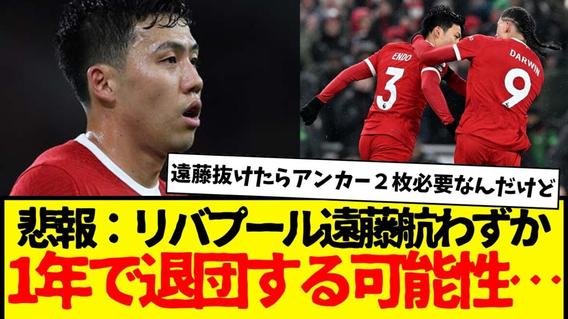 Sad news: Wataru Endo could leave Liverpool after just one year...Seriously? No, I don't think so.
