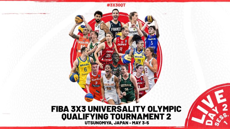 RE-LIVE | FIBA 3x3 Universality Olympic Qualifying Tournament 2 2024 | Day 2/Session 1