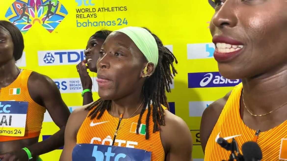 Marie-Josée Ta Lou Anchors Cote D’Ivoire 4×100 to Olympic Games, Talks Gold Medal Potential in Paris Marie-Josée Ta Lou Anchors Cote D'Ivoire 4x100 to Olympic Games, Talks Gold Medal Potential in Paris
