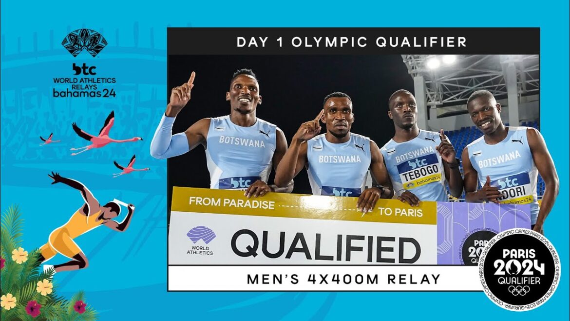 Incredible battle to the line in the men's 4x400m 😤  | World Athletics Relays Bahamas 24