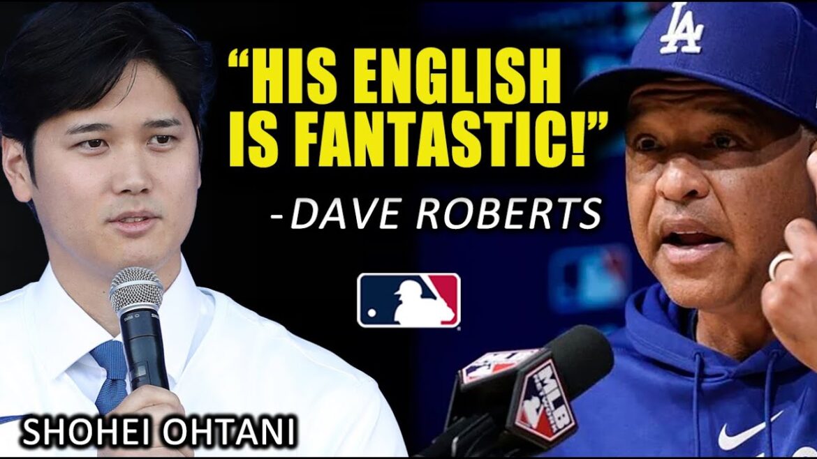 VIDEO: DAVE ROBERTS SAYS SHOHEI OHTANI SPEAKS FANTASTIC ENGLISH AND SCANDAL WAS BEST THING FOR HIM! VIDEO: DAVE ROBERTS SAYS SHOHEI OHTANI SPEAKS FANTASTIC ENGLISH AND SCANDAL WAS BEST THING FOR HIM!