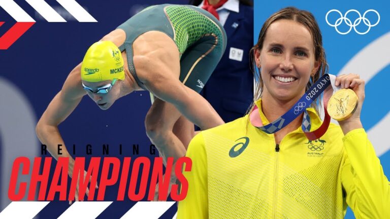 Emma McKeon's historic 50m freestyle Olympic triumph! 🏅🇦🇺 | Reigning Champions