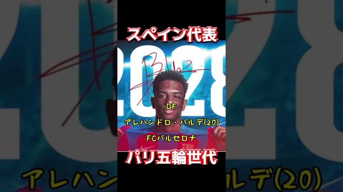 Spain representative, Paris Olympics generation