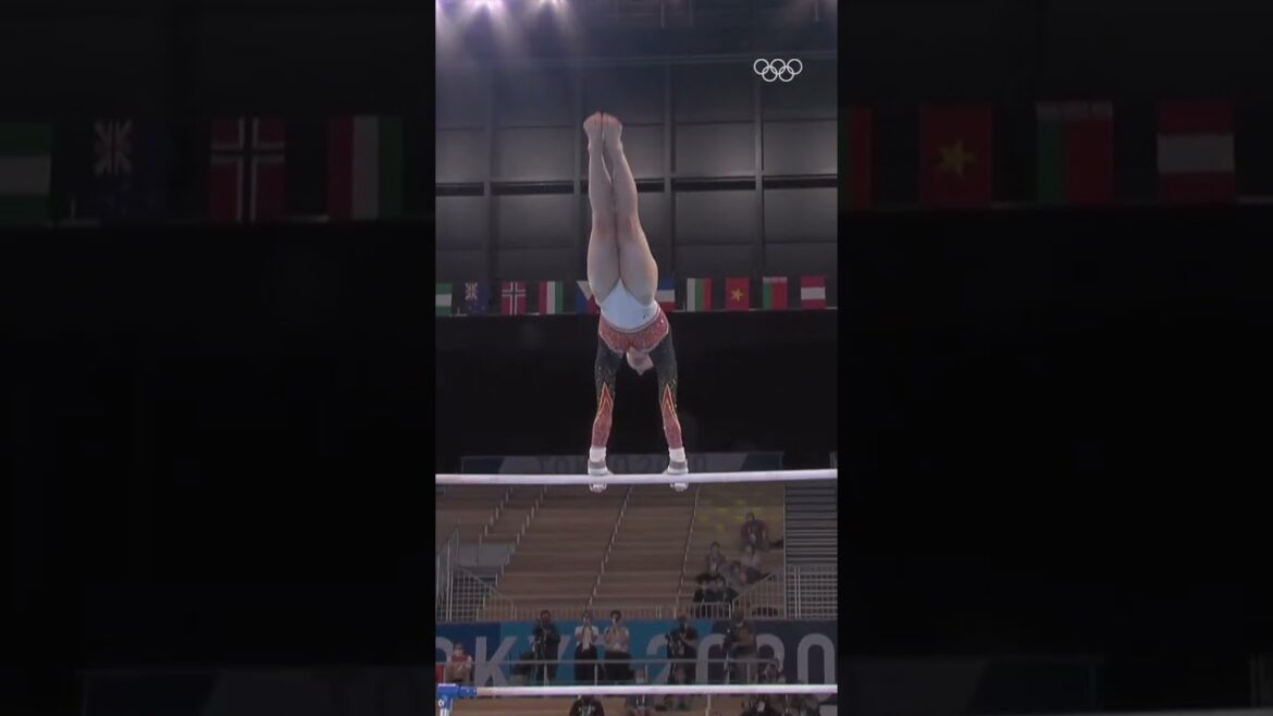 Nina Darwell’s unforgettable gold medal triumph on Women’s Uneven Bars at #Tokyo2020! 🥇 Nina Darwell’s unforgettable gold medal triumph on Women’s Uneven Bars at #Tokyo2020! 🥇