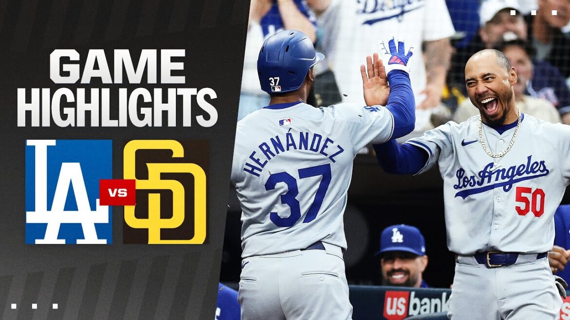 Dodgers vs. Padres Game Highlights (5/11/24) | MLB Highlights