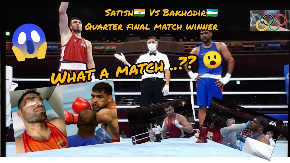 Satish Kumar🇮🇳 vs Bakhodir Quarter final match|Tokyo Olympic games 2020| Satish Kumar lose the match