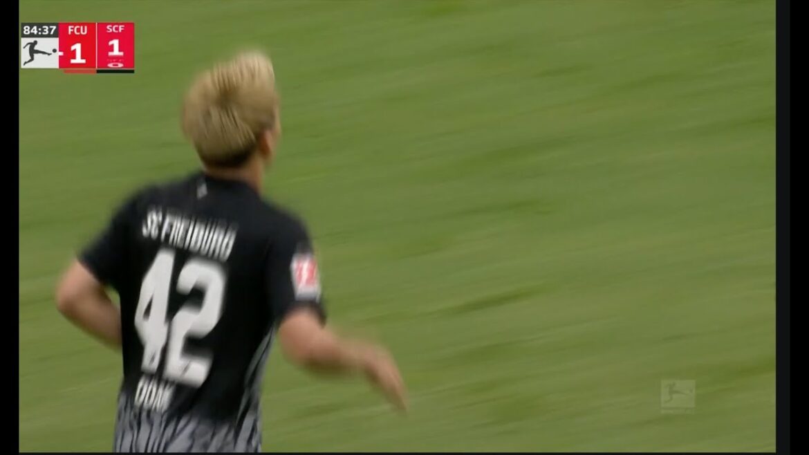 Ritsu Doan's goal | Union Berlin vs Freiburg 1-1 extended highlights | Bundesliga 2023/24