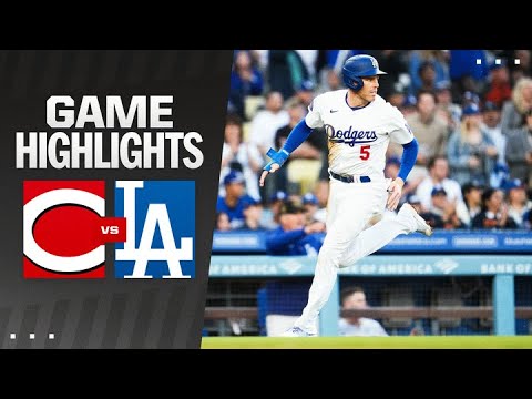 Reds vs. Dodgers Game Highlights (5/18/24) | MLB Highlights