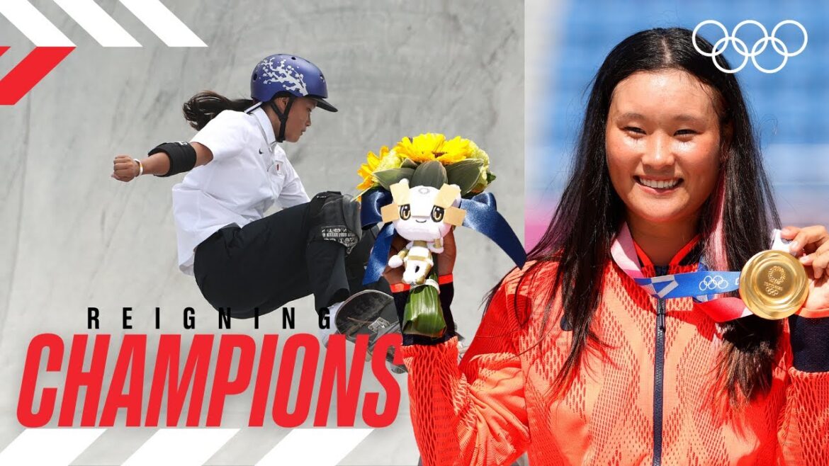 Tokyo 2020 Women's park skateboarding 🥇 Sakura Yosozumi 🇯🇵 | Reigning Champions