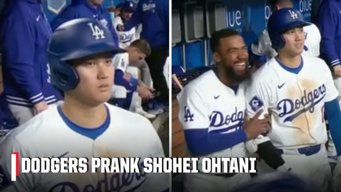 SHOHEI OHTANI PRANKED ๐ Dodgers crack up after fooling Ohtani with pinch-hit prank | ESPN MLB SHOHEI OHTANI PRANKED ๐ Dodgers crack up after fooling Ohtani with pinch-hit prank | ESPN MLB