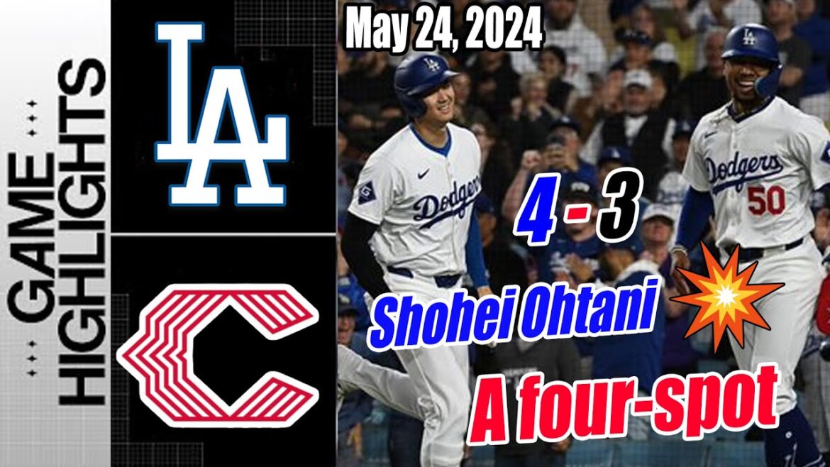 LA Dodgers vs Cincinnati Reds Highlights [May 24, 2024] | Ohtani driver! A four-spot! Take the lead!