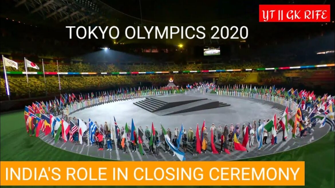 INDIA 🇮🇳 AT THE CLOSING CEREMONY OF TOKYO OLYMPICS 2020 #tokyo2020