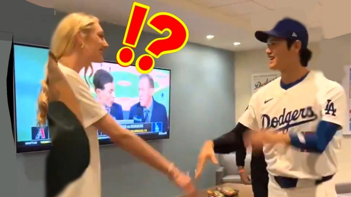 A beautiful woman says to the real Otani, "He's so cool!" She is so moved by Otani's kindness that she can't help but scream![MLB]