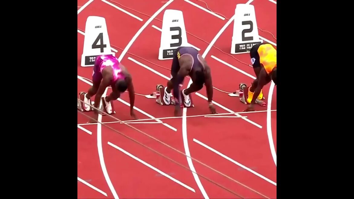 Christian Coleman vs Omanyala and Ackeem Blake: 100m @ Prefontaine Classic !!   #shorts