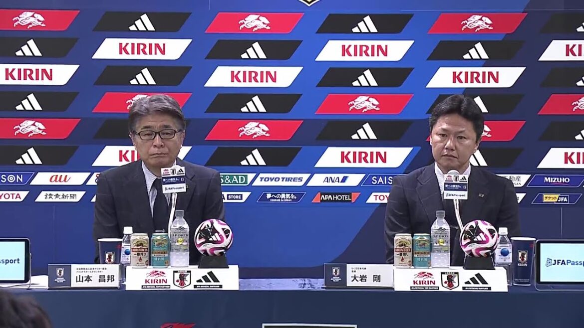 [Soccer]U-23 Japan National Team International Friendly Match Members Announcement Press Conference
