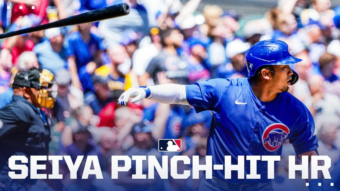 Seiya Suzuki with a CLUTCH pinch-hit homer for the Cubs!