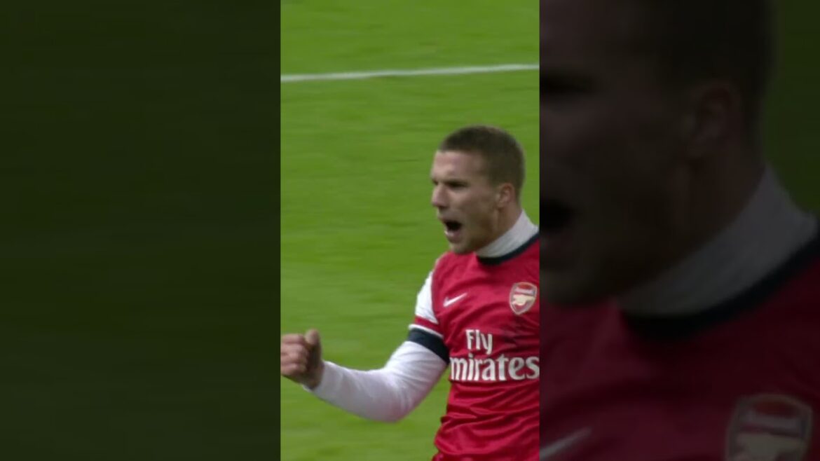LUKAS PODOLSKI WITH A HAMMER OF A LEFT FOOT π LUKAS PODOLSKI WITH A HAMMER OF A LEFT FOOT π